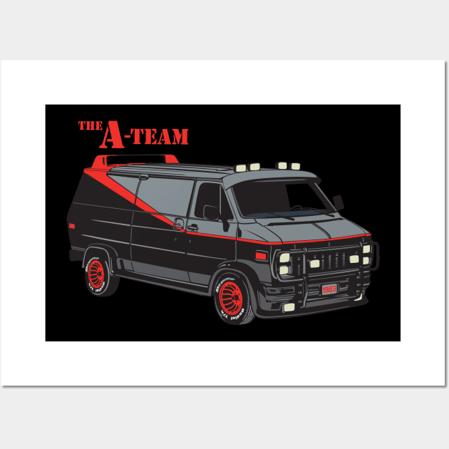 A-Team Van Wall Art by BeeryMethod